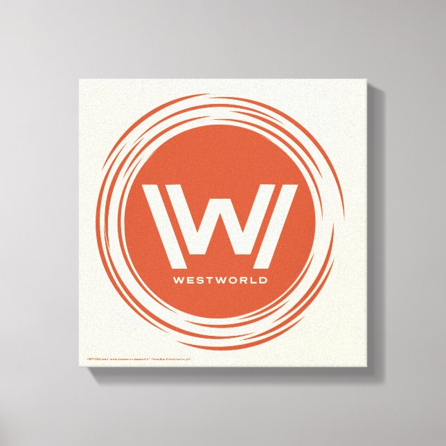 Toile Westworld | Logo Sun stylisé (Recto)