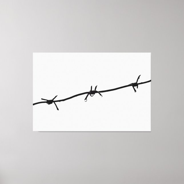 Toile Wet Barbed Wire. Teardrops De Guerre (Recto)