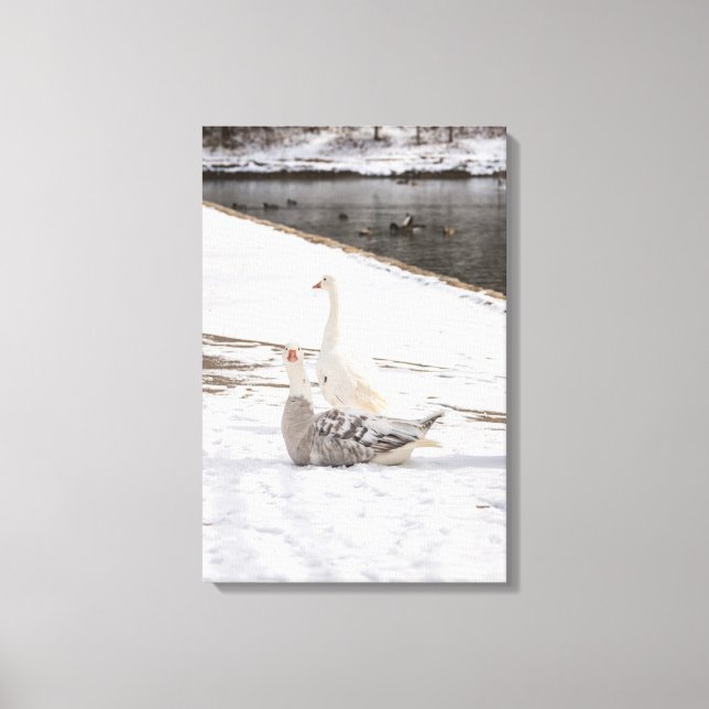 Toile Whats Up Goose (Recto)