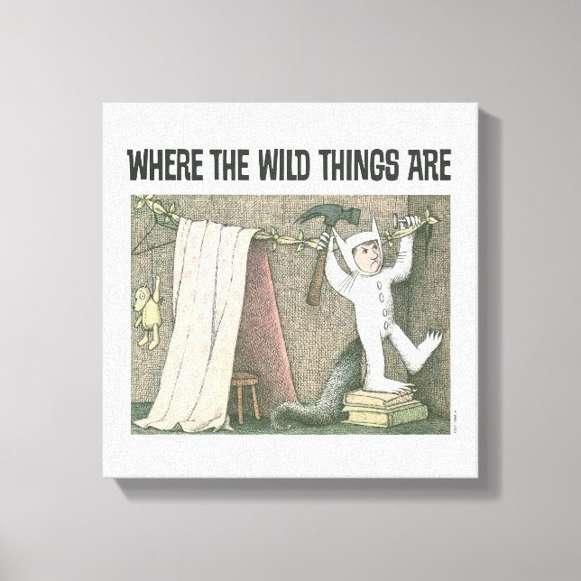 Toile Where The Wild Things Are | Scène 1 (Recto)