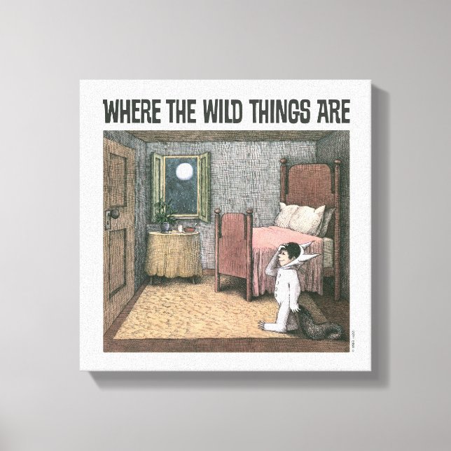 Toile Where The Wild Things Are | Scène 7 (Recto)
