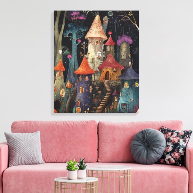 Toile Whimsy-Enchanted-Forest (Insitu(Salon))