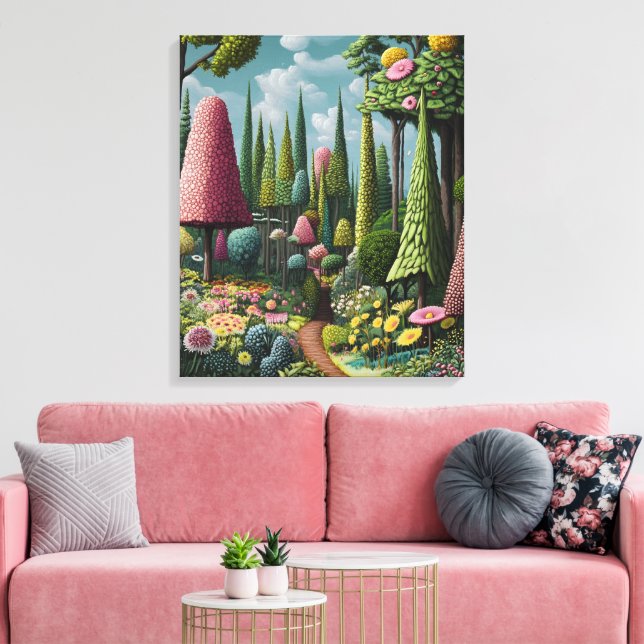 Toile Whimsy-Enchanted-Forest (Insitu(Salon))