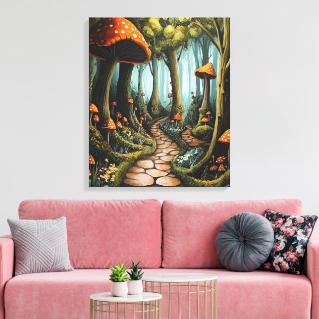 Toile Whimsy-Enchanted-Forest (Insitu(Salon))