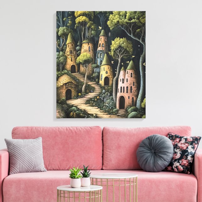 Toile Whimsy-Enchanted-Forest (Insitu(Salon))