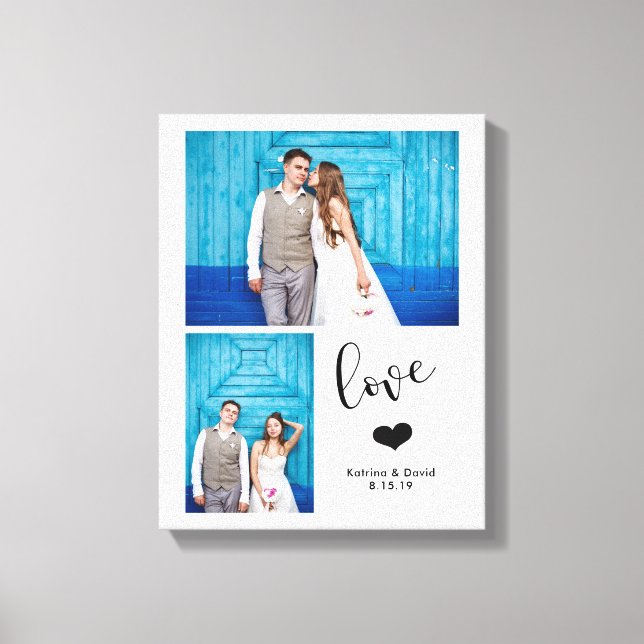 Toile Whimsy moderne | Deux Mariages photo (Recto)