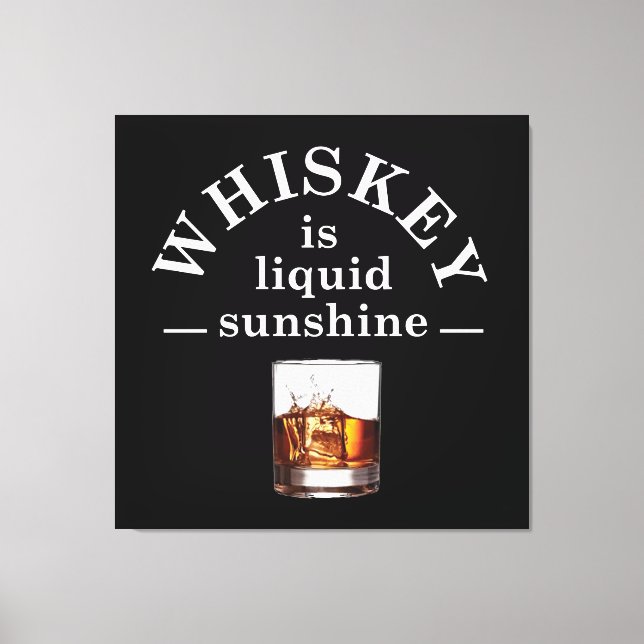 Toile Whiskey cite d'étranges paroles d'alcool (Recto)