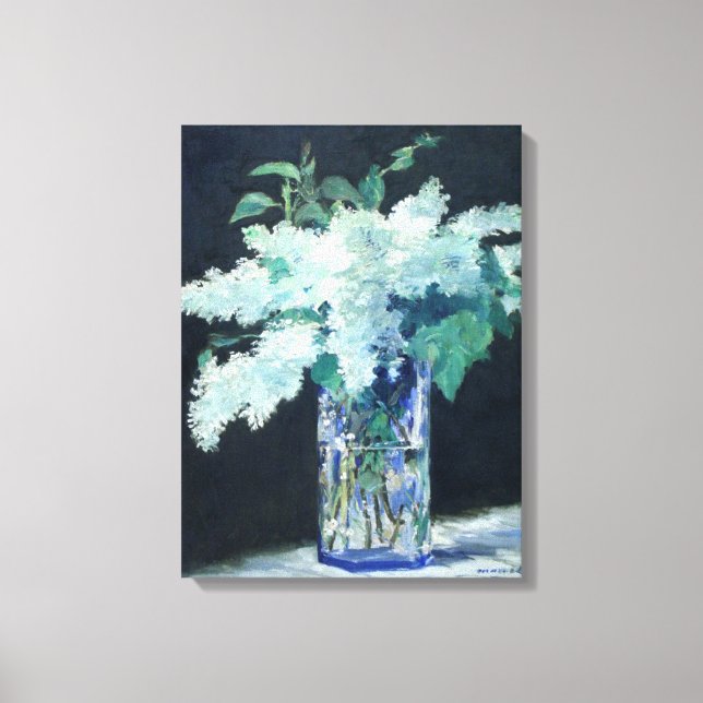 Toile White Lilac par Edouard Manet (Recto)