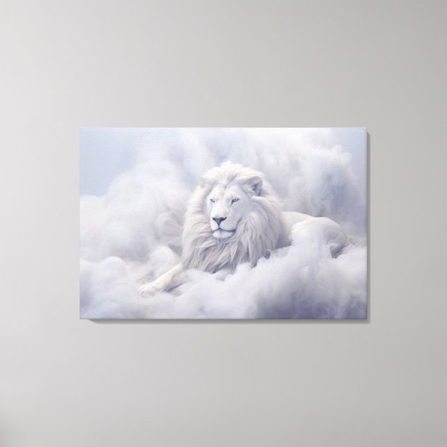 Toile White Lion of Judah (Recto)