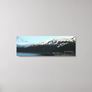 Toile Whittier at Dusk Pittoresque Alaska Photographie