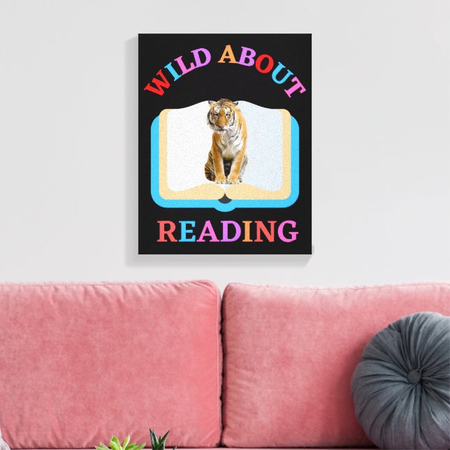 TOILE WILD À PROPOS DE LA LECTURE (Insitu(Salon))