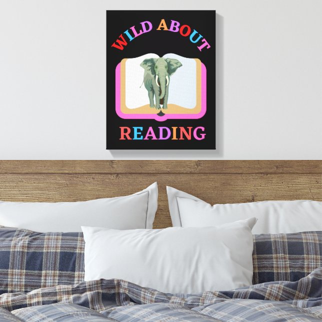 TOILE WILD À PROPOS DE LA LECTURE (Insitu(Chambre))