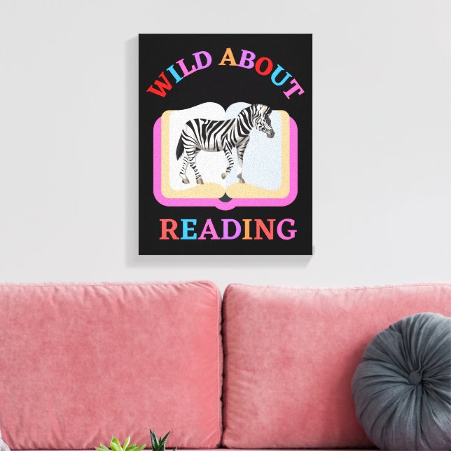 TOILE WILD À PROPOS DE LA LECTURE (Insitu(Salon))