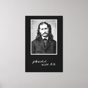 Toile 'Wild Bill' James Butler Hickok dans son Premier