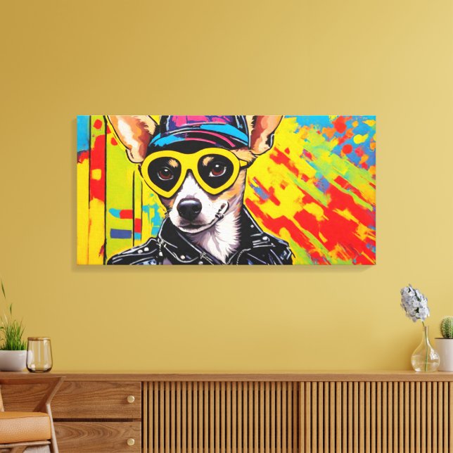TOILE WILD ONE-CHIHUAHUA 2 (Insitu(Salon))