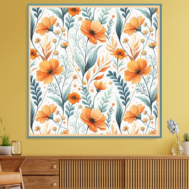 Toile Wildflower Botanical Boho (Insitu(Salon))