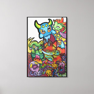 Toile Wiley Façons Du Monde Par Squid Fear City
