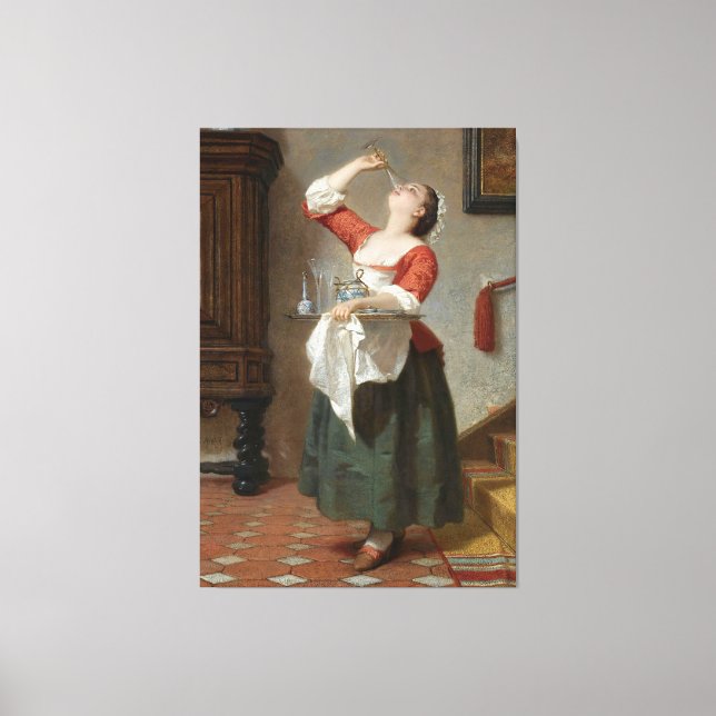 Toile Wilhelm Amber - The Maid (1862) (Recto)