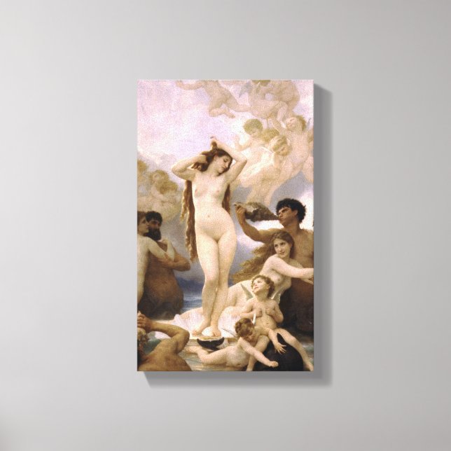 Toile William-Adolphe Bouguereau - La naissance de Vénus (Recto)