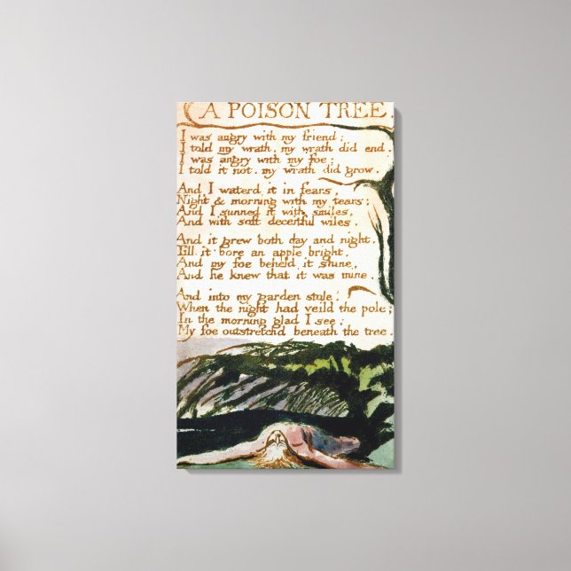 Toile William Blake | Un Poison (Recto)