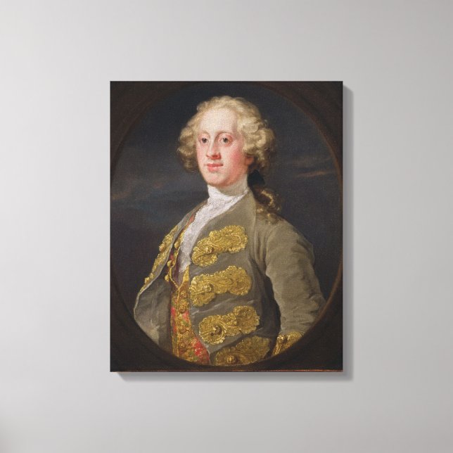Toile William Cavendish, marqueur de Hartington, 4 aout (Recto)