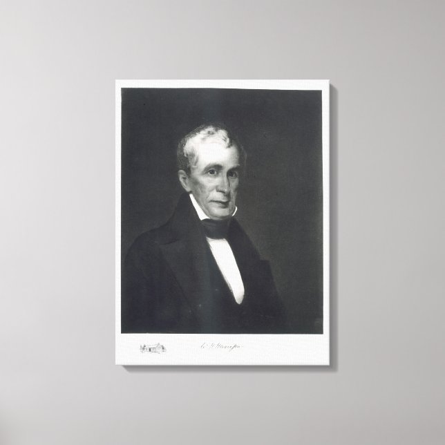 Toile William Henry Harrison, 9e président de l'unité (Recto)