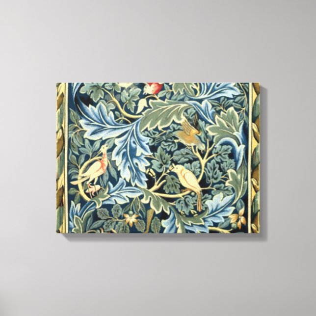 Toile William Morris Birds et Acanthus (Recto)