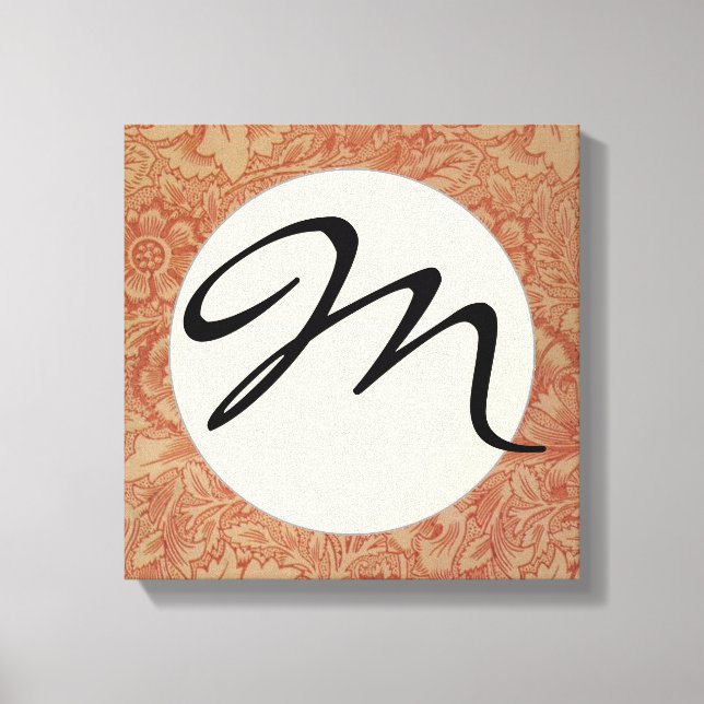 Toile William Morris Fleur de pavot rose Floral (Recto)