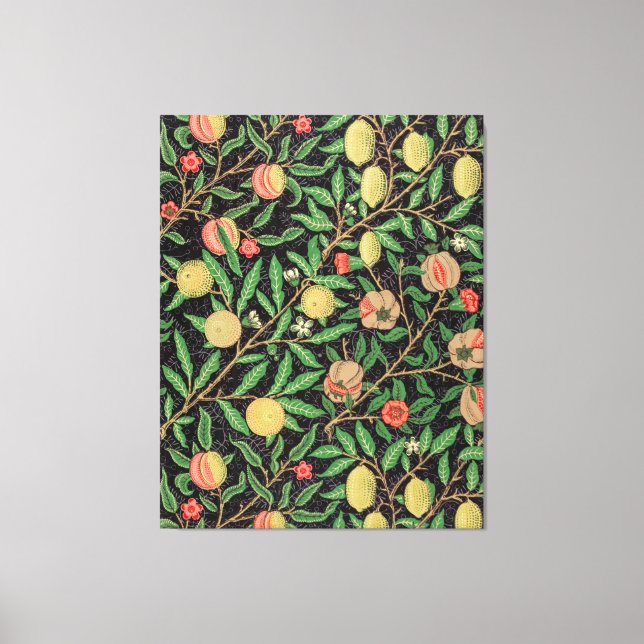 Toile William Morris Fruit motif Vintage (Recto)