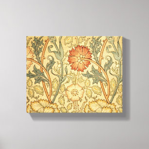 Toile William Morris Rose Flower Fond d'écran Motif