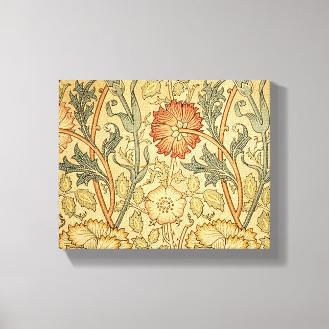 Toile William Morris Rose Flower Fond d'écran Motif (Recto)