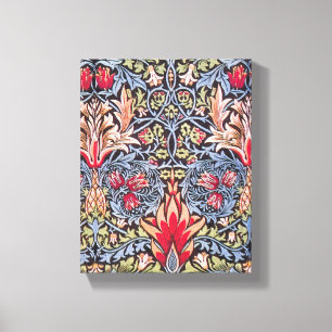 Toile William Morris Snakeshead Floral Art Nouveau