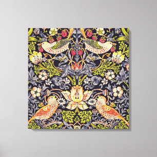 Toile William Morris Strawberry Thief Floral Art nouveau