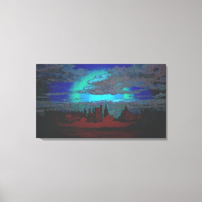 Toile William Turner d'Oxford - A View of Oxford (Mod) (Recto)