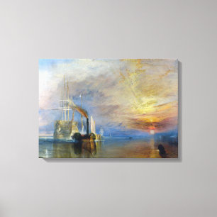 Toile William Turner - Le Temeraire de combat