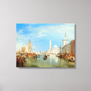 Toile William Turner - Venise, la Dogana et San Giorgio