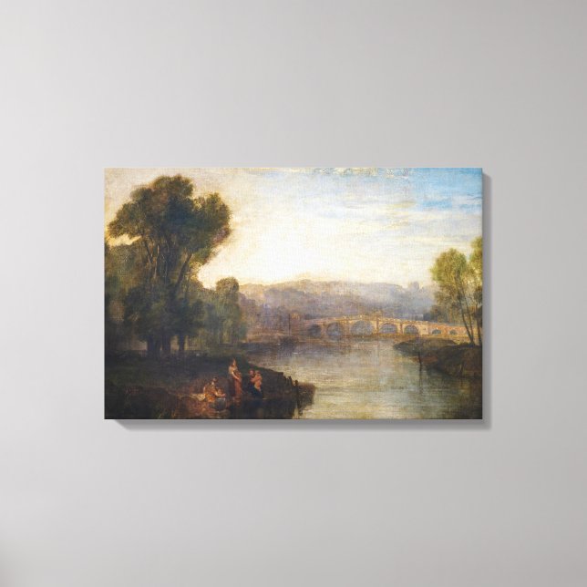Toile William Turner - Vue de Richmond Hill et du pont (Recto)