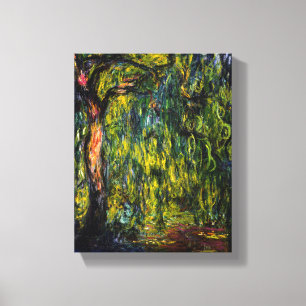 Toile Willow pleuvoir par Claude Monet