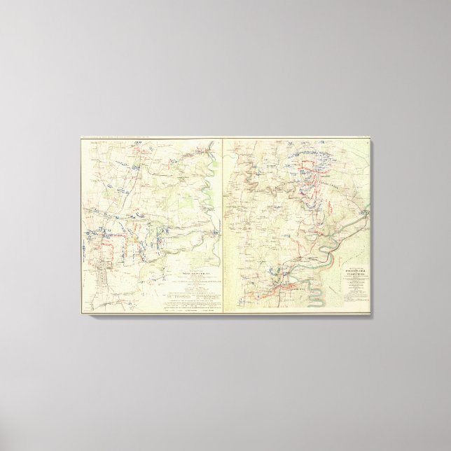 Toile Winchester, Fisher's Hill, Cedar Creek (Recto)