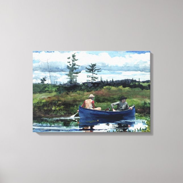 Toile Winslow Homer The Blue Boat (Recto)