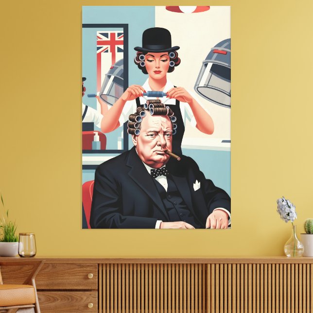 Toile Winston Churchill Cool (Insitu(Salon))
