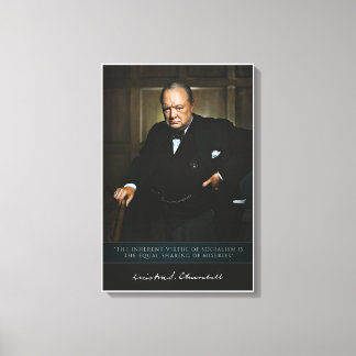 Toile Winston Churchill - Décor du Premier ministre brit