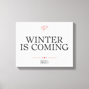 Toile Winter Is Coming
