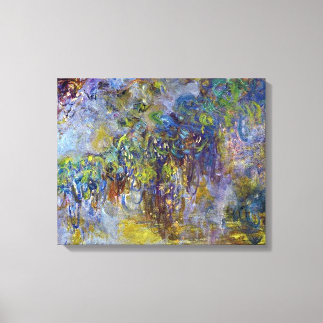 Toile Wisteria (moitié droite) par Claude Monet (Recto)