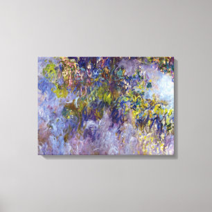 Toile Wisteria (moitié gauche) par Claude Monet