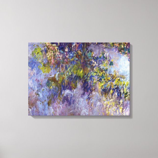Toile Wisteria (moitié gauche) par Claude Monet (Recto)