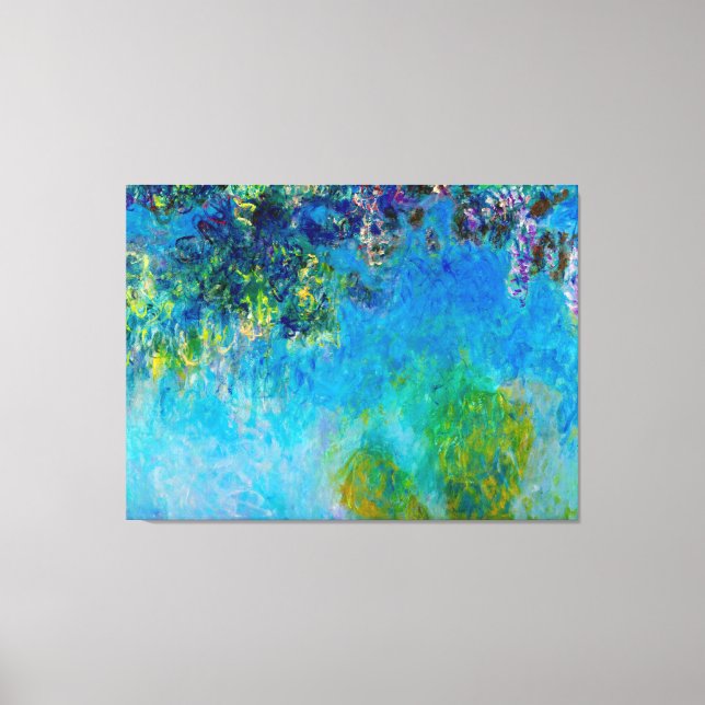 Toile Wisteria par Claude Monet (Recto)