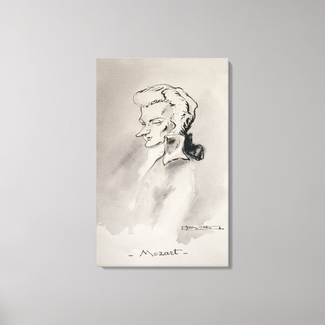 Toile Wolfgang Amadeus Mozart (Recto)