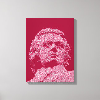 Toile Wolfgang Amadeus Mozart - Musique classique