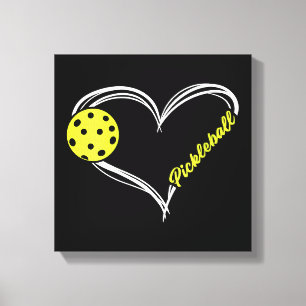Toile Womens Love Pickleball - mignon match de picklebal